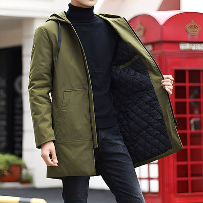 Derren - Jachetă de bărbați casual cu glugă