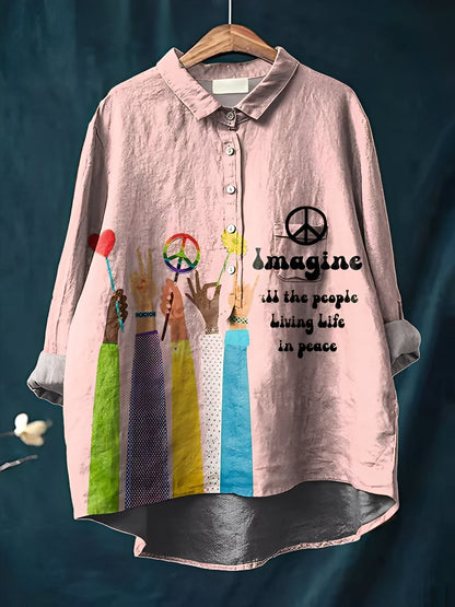 Gwenaël - Bluze elegante cu mâneci lungi pentru femei