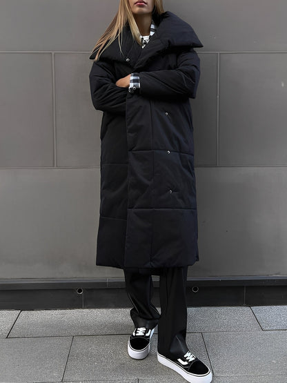 Adaline - Geacă lungă, călduroasă și matlasată pentru femei