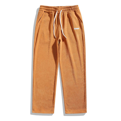 Kenrick - Pantaloni drepți de catifea pentru bărbați