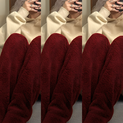 Camellia - Șosete de iarnă călduroase, până la genunchi, pentru femei