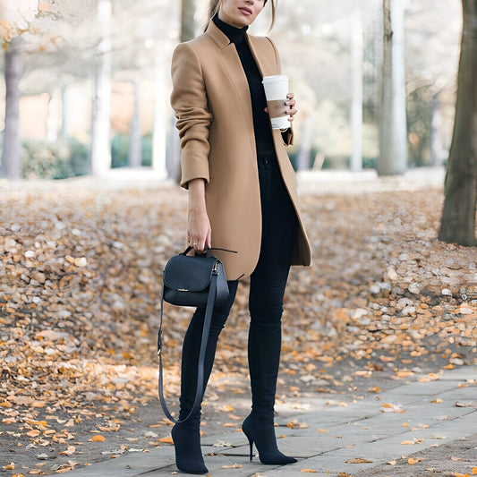 Jazmin - Blazer lejer și colorat din lână pentru femei