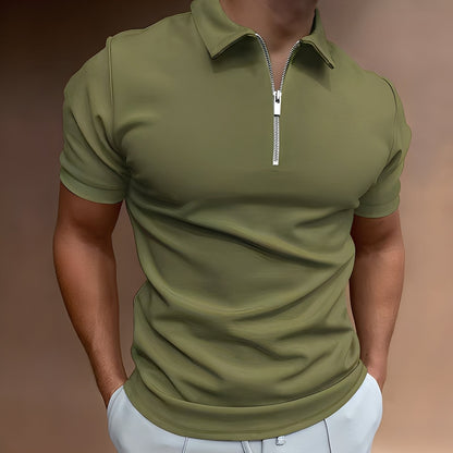 Hubert - Polo Shirt Elegant with Fastening for Men