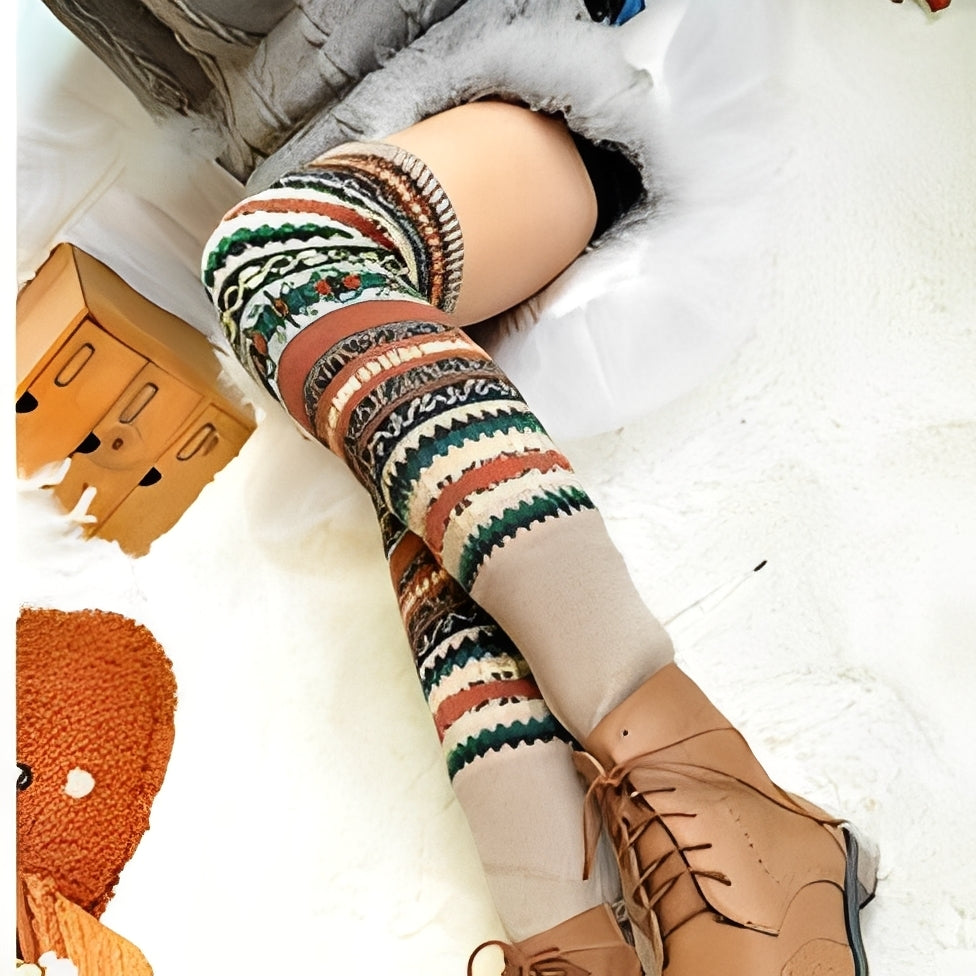 Suzanna - Stiluri, căldură, șosete groase de bumbac pentru femei