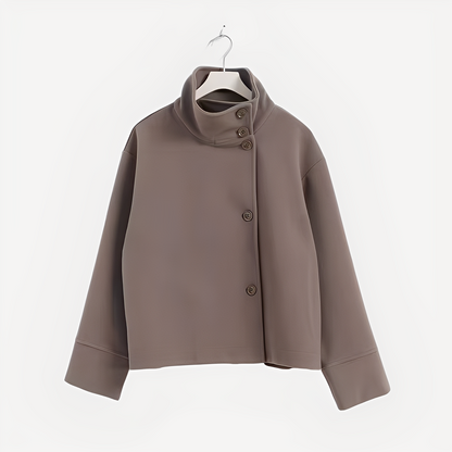 Carolyn - Jachetă de damă sofisticată, cu un rând de nasturi, din lână