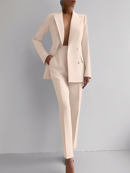 Nydia - Set formal de sacou și pantaloni slim-fit pentru femei