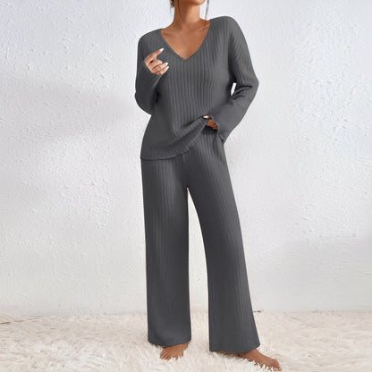 Michele - Set casual, din tricot, două piese, pentru femei