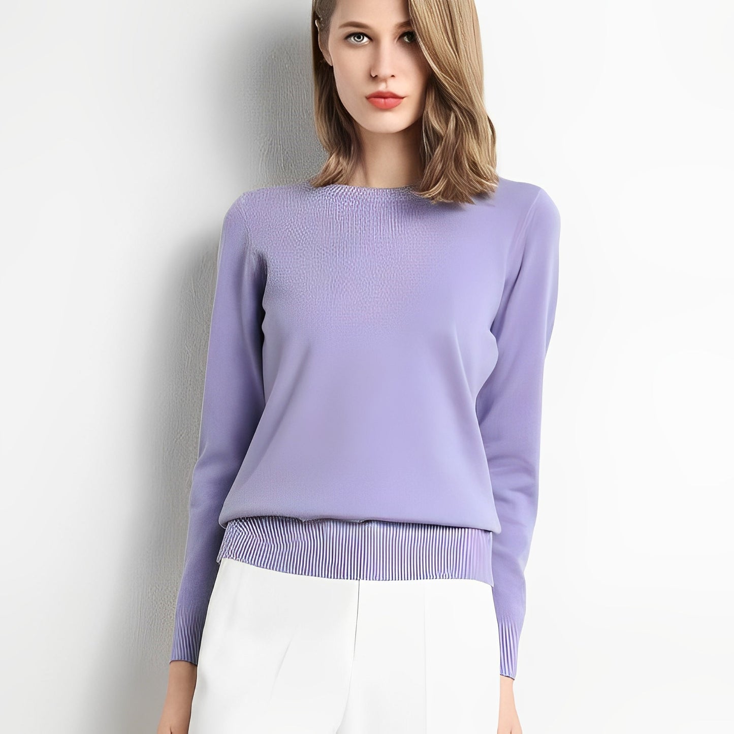 Carmella - Pulover lejer și călduros din lână pentru femei