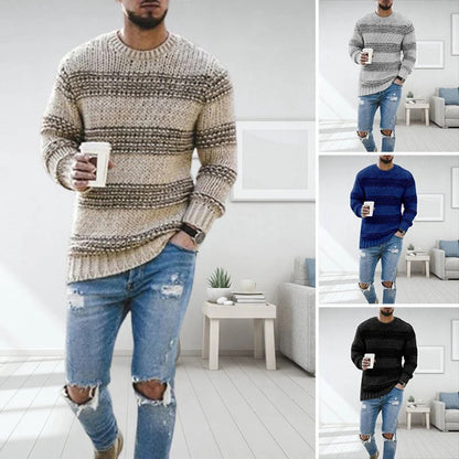 Carlo – Pulover tricotat cald pentru bărbați