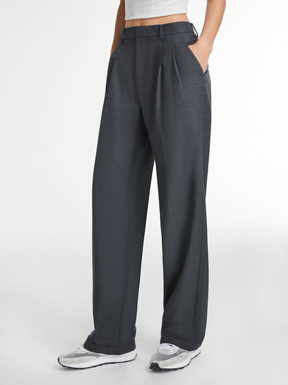 Amira – Pantaloni Drepți Bleu