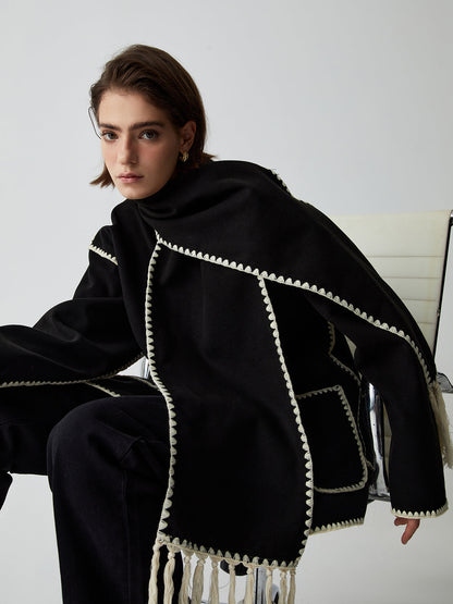 Elodie – Jachetă cu fular