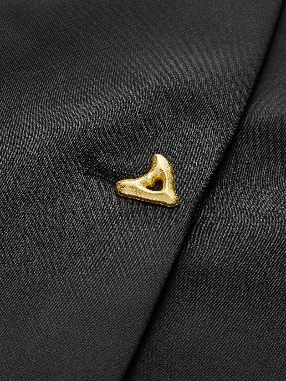 Leonie - Bluza cu decolteu în V și nasturi