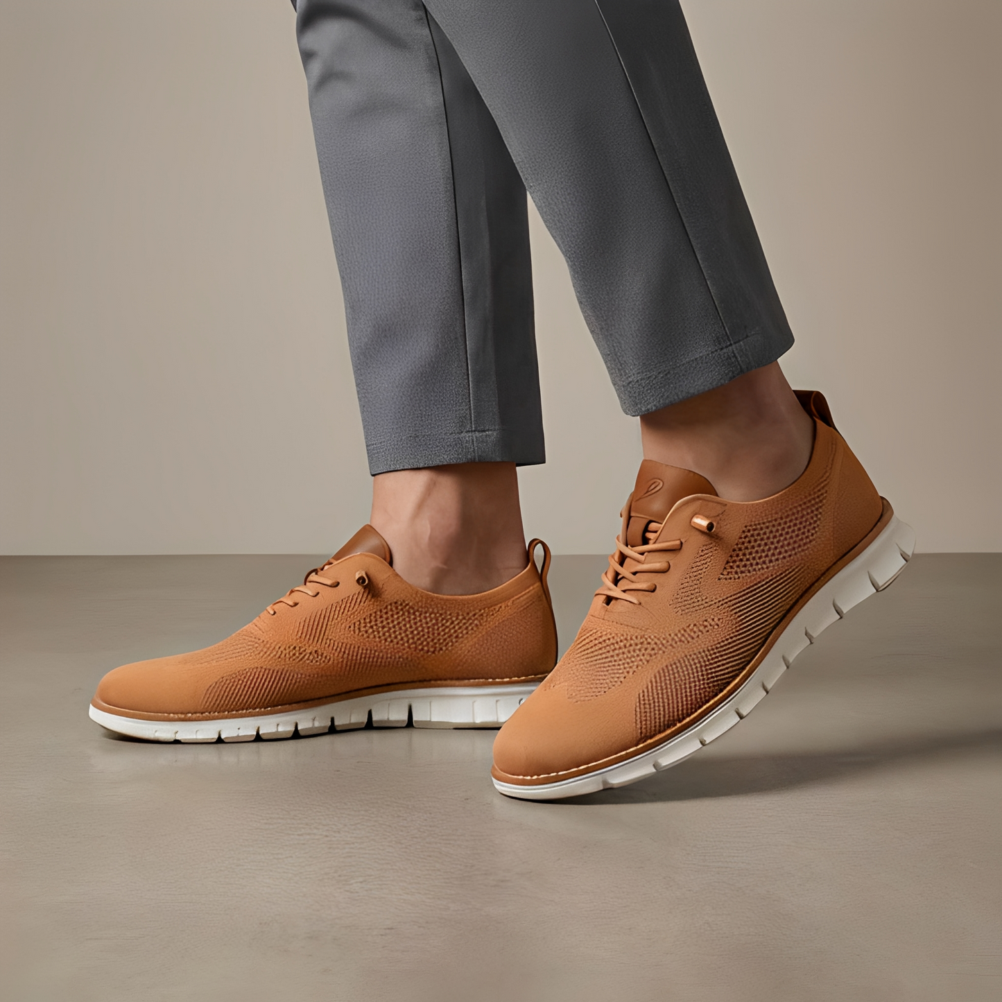 Nelson - Pantofi tricotati casual cu șireturi pentru bărbați