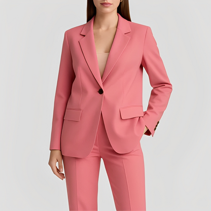 Maeva - Set elegant cu blazer lung și pantaloni pentru femei
