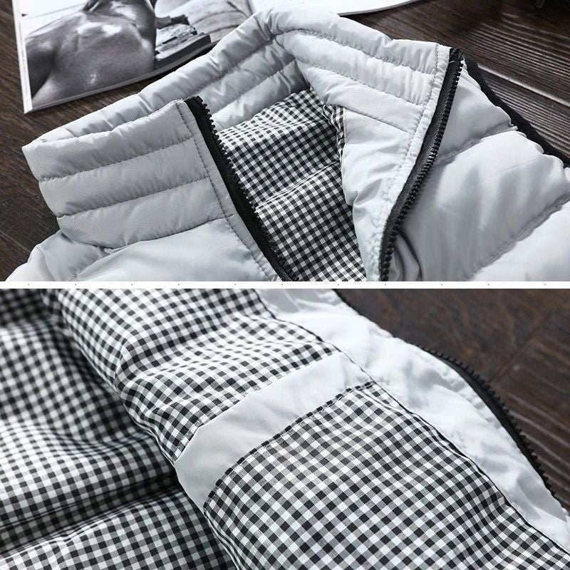 Vesta impermeabilă și căptușită pentru bărbați - Practică și elegantă în același timp