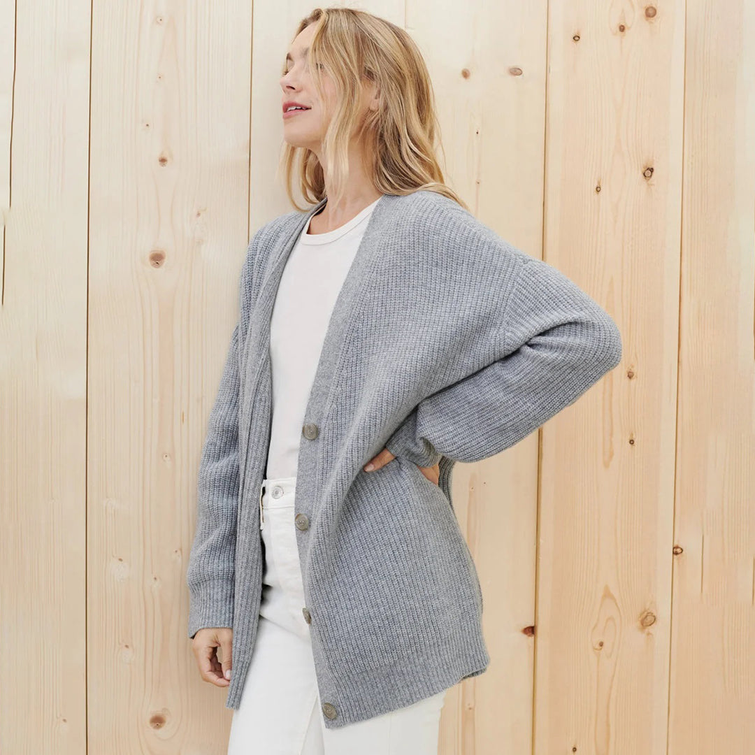 Leah – Cardigan din Cașmir Extra Lung