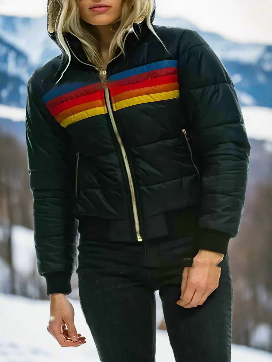 Hesterr – Mantou de pluș pentru iarnă pentru dame