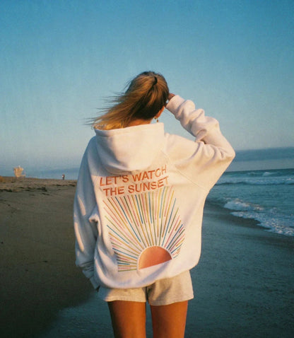 Katie – Sunset Hoodie Femei