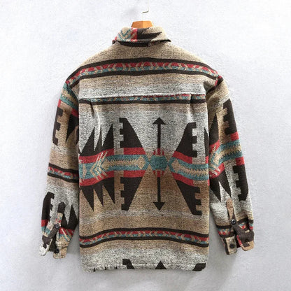 Leon – Jachetă Aztecă în Stil Cămașă