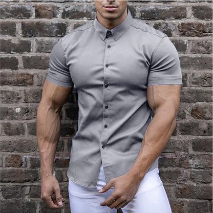 Ben – Slim Fit Cămașă cu Mâneca Scurtă