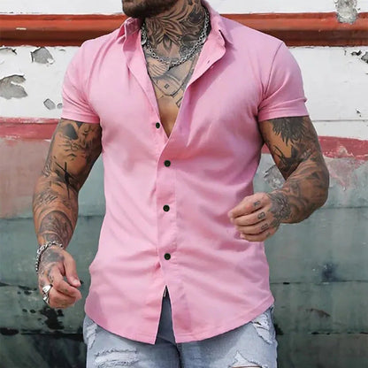 Ben – Slim Fit Cămașă cu Mâneca Scurtă
