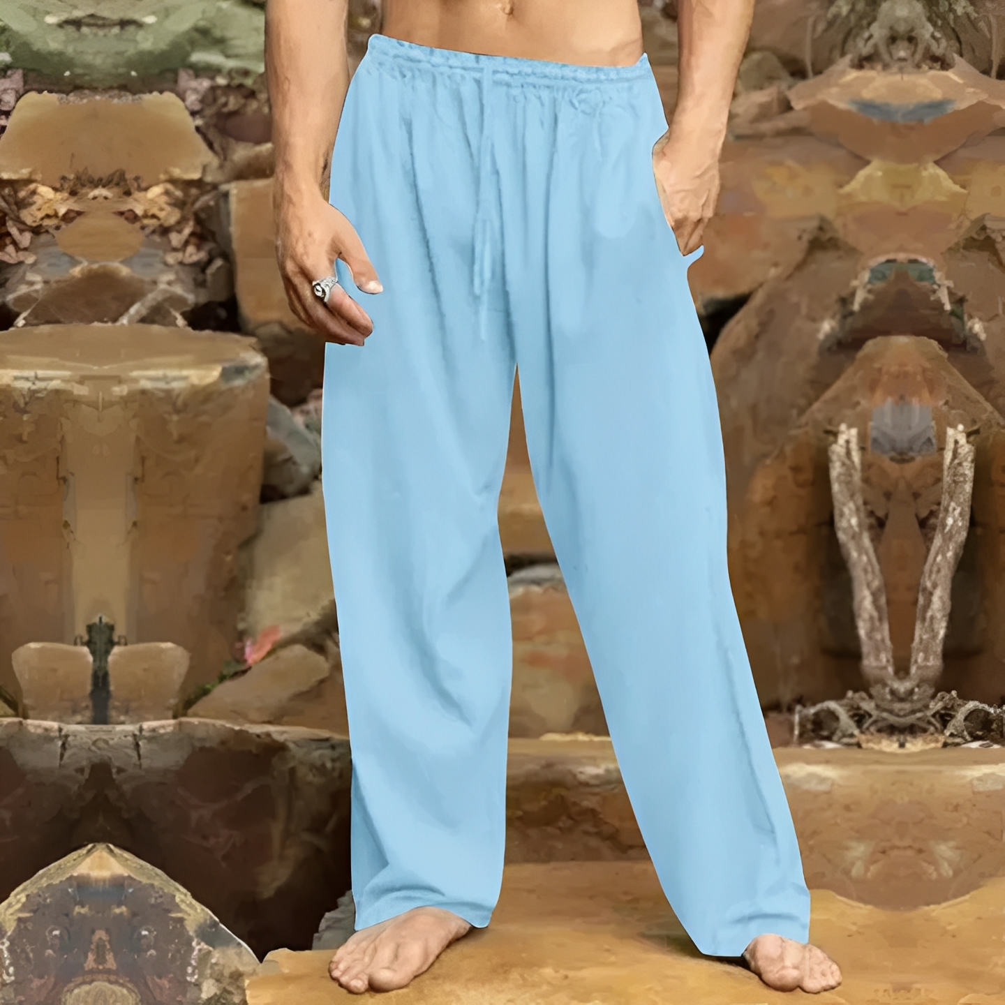 Norlan - Pantaloni largi și ușori pentru bărbați