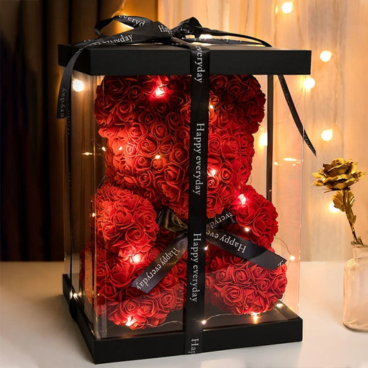 Adorbs – Ursuleț de Trandafiri LED-Box