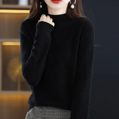Carlotta – Pulover elegant cu model din braida