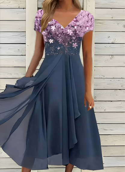 Sina – Rochie Florală Midi