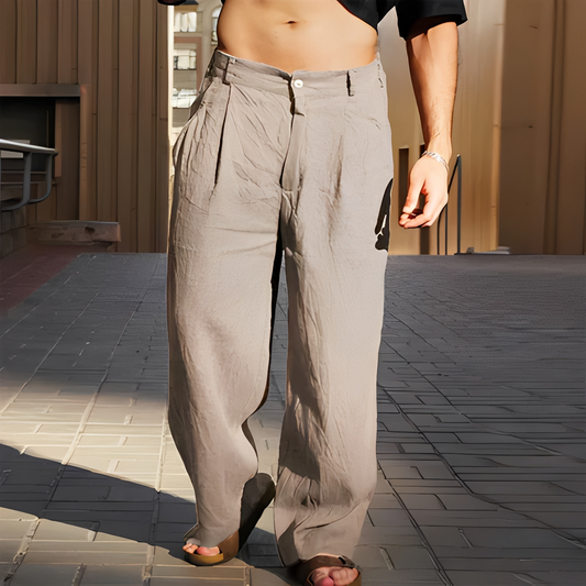 Brenz - Pantaloni de vară cu croială lejeră pentru bărbați