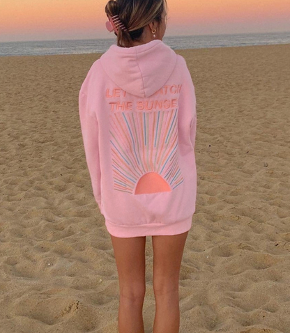 Katie – Sunset Hoodie Femei