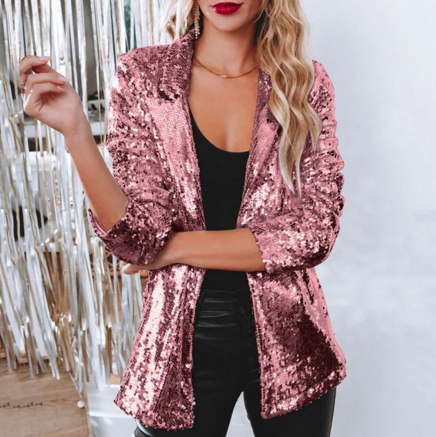 Cora – Sacou Elegant cu Paiete