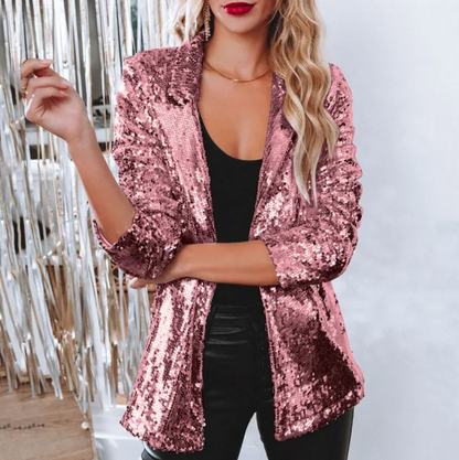 Cora – Sacou Elegant cu Paiete