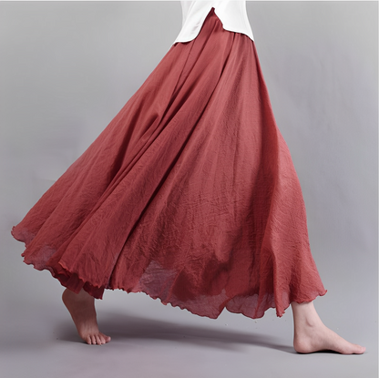 Monica - Komfortabelt og fleksibelt maxiskjørt