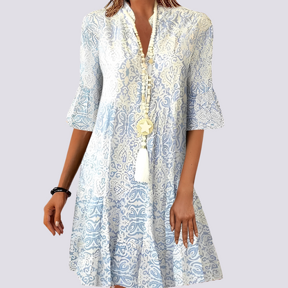 Darce - Rochie confortabilă cu decolteu în V pentru femei