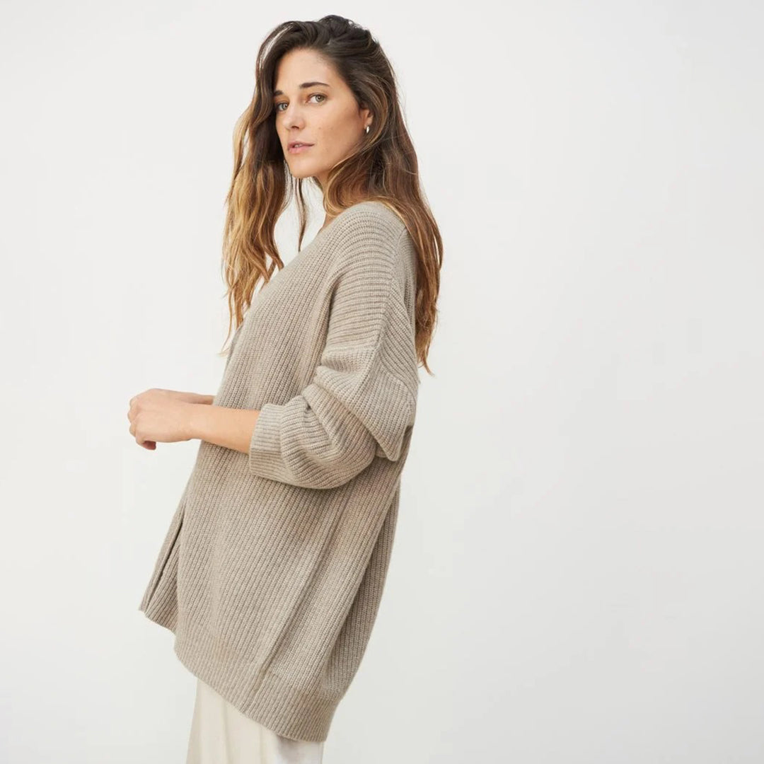 Leah – Cardigan din Cașmir Extra Lung
