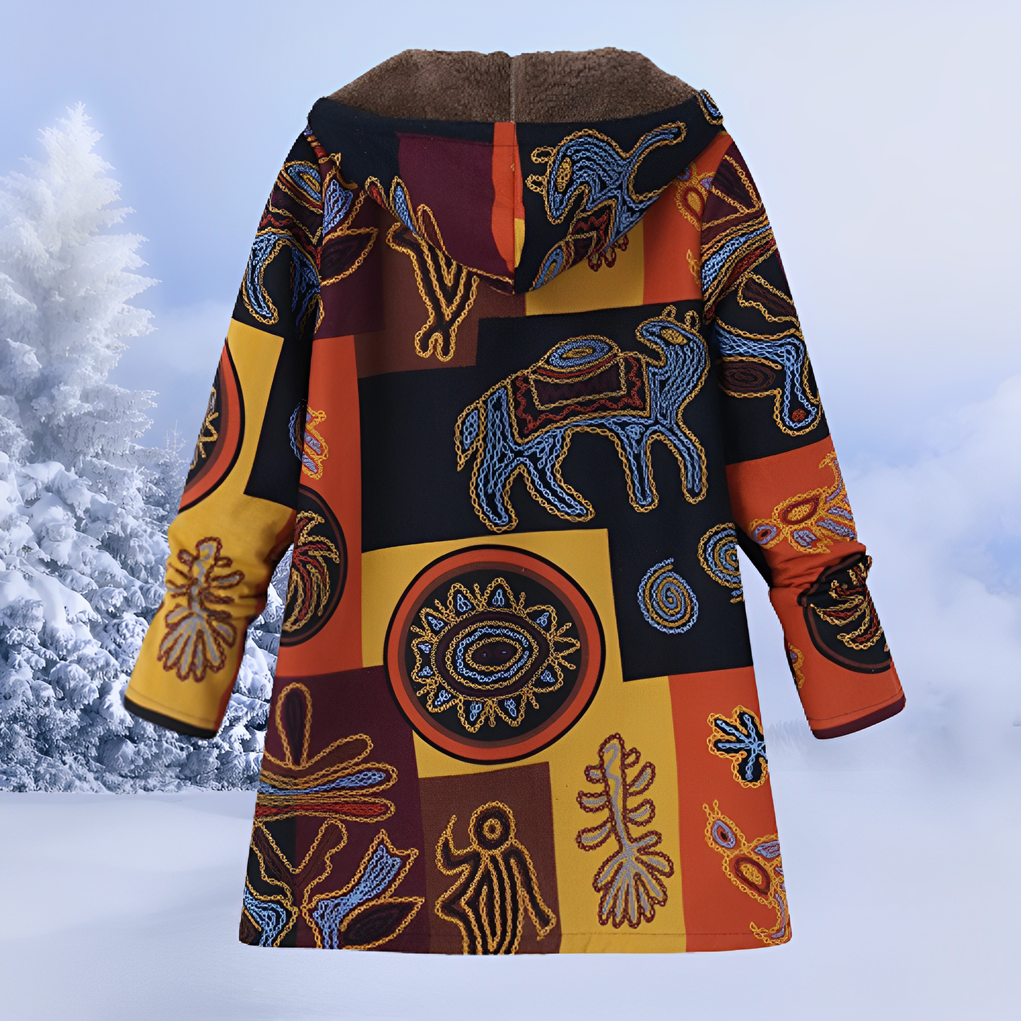 FluffCoat – Geaca de iarnă cu model