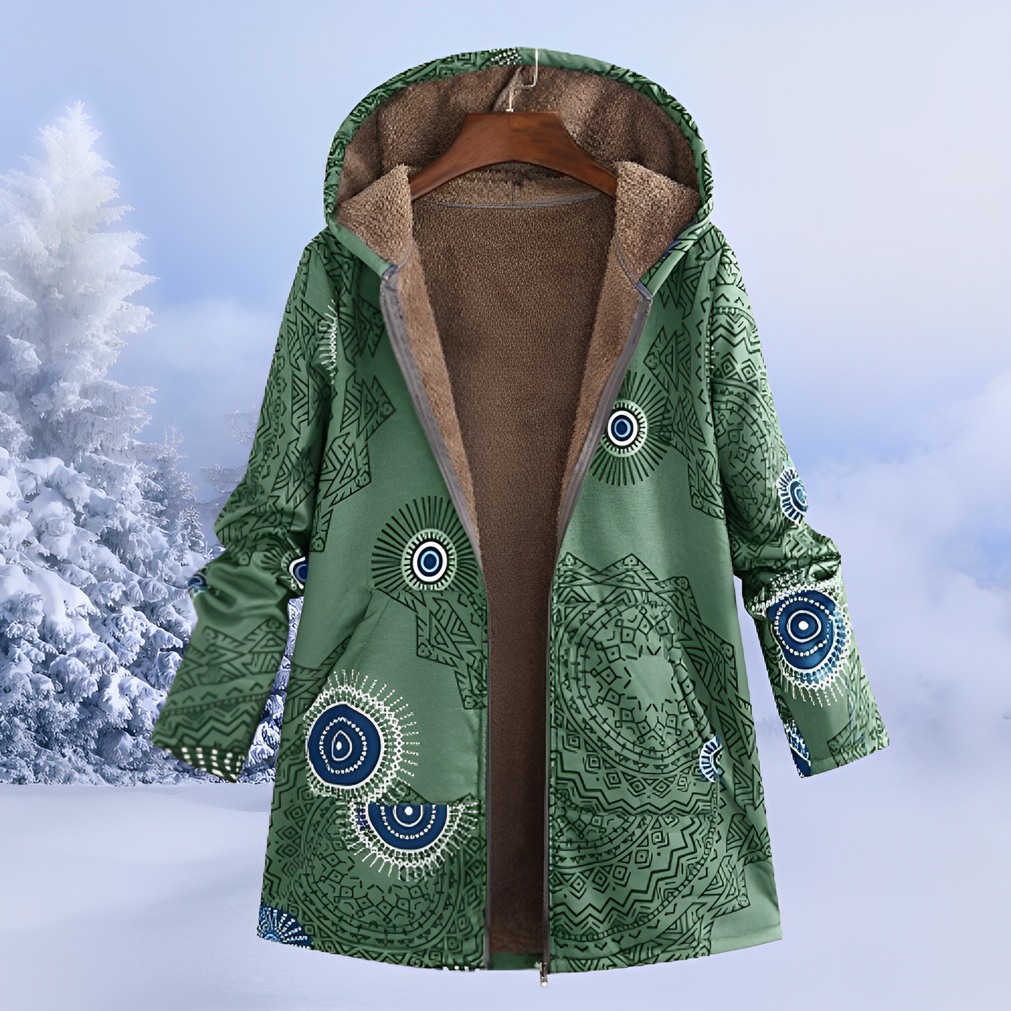 FluffCoat – Geaca de iarnă cu model