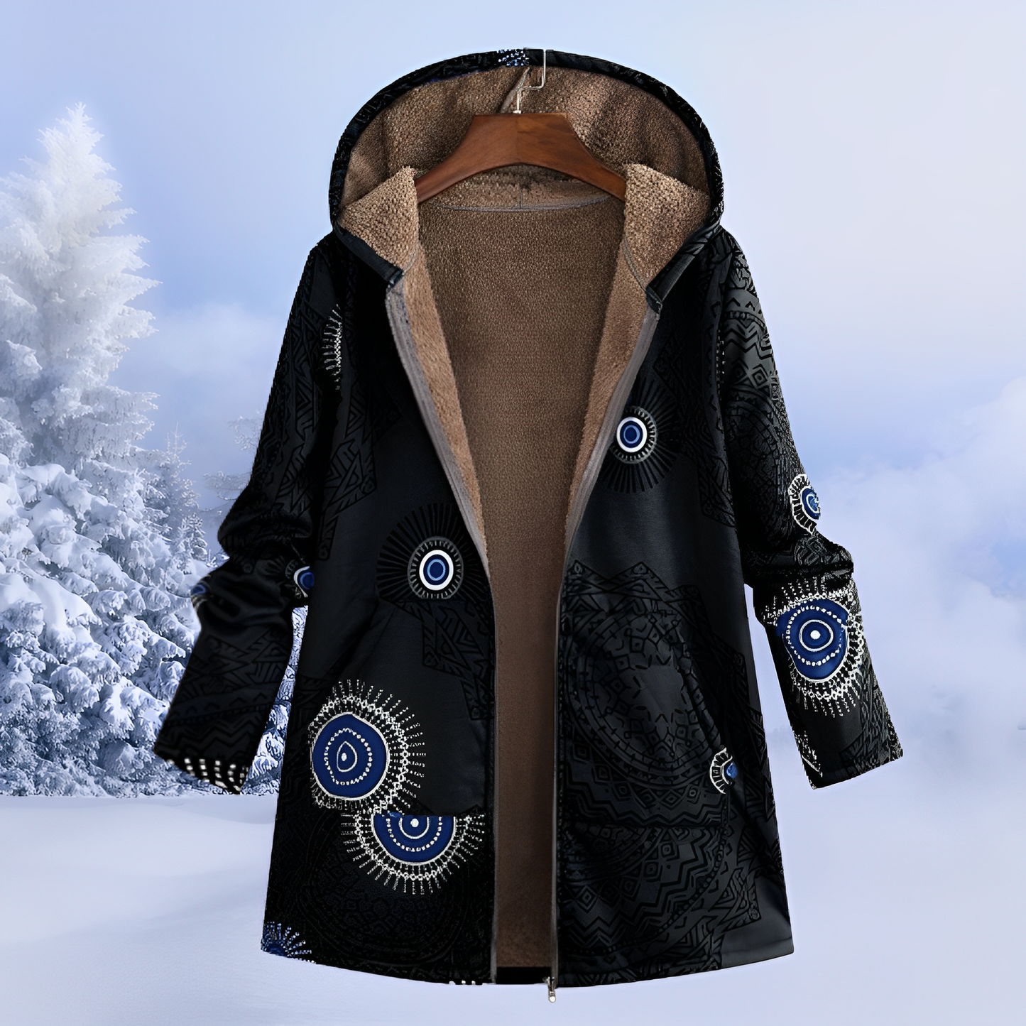 FluffCoat – Geaca de iarnă cu model