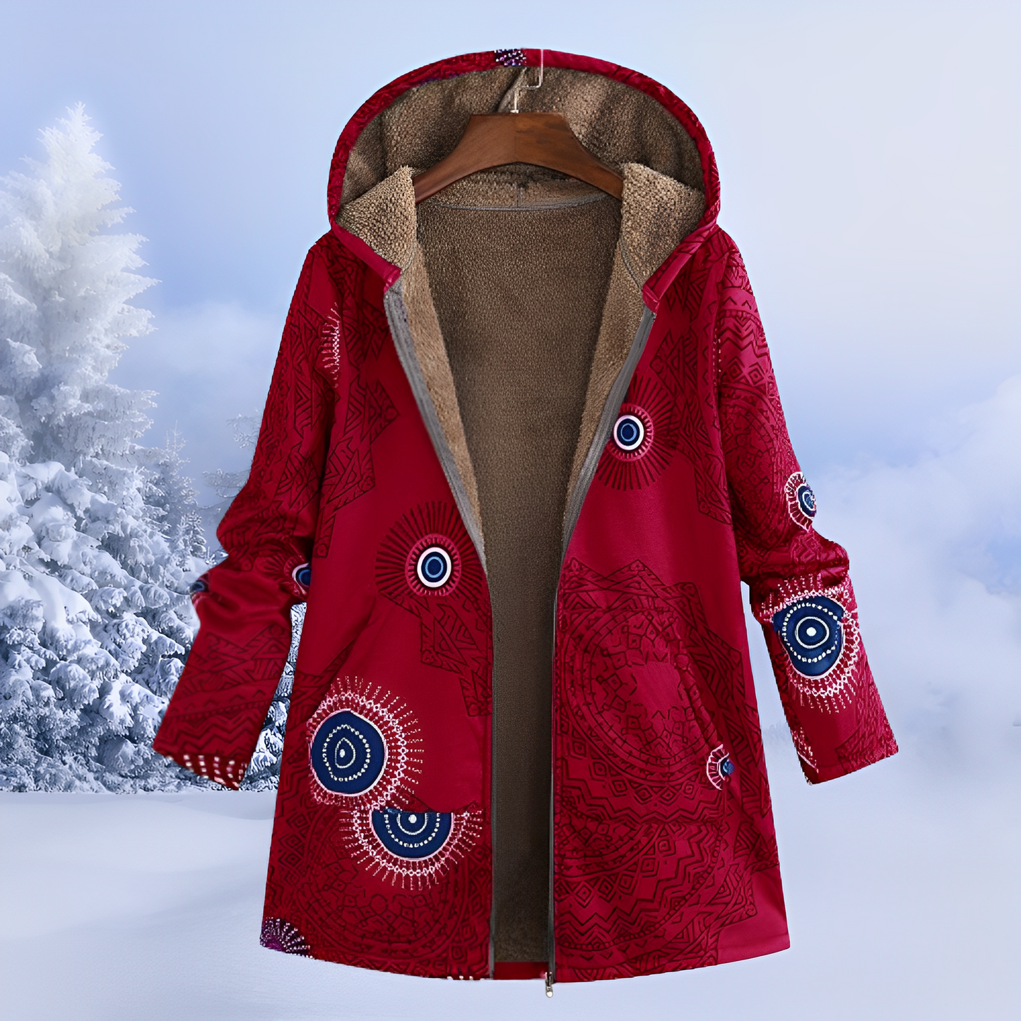 FluffCoat – Geaca de iarnă cu model