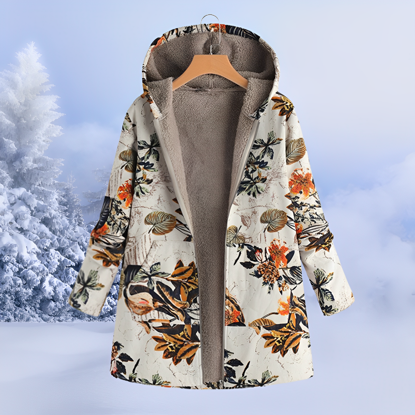 FluffCoat – Geaca de iarnă cu model