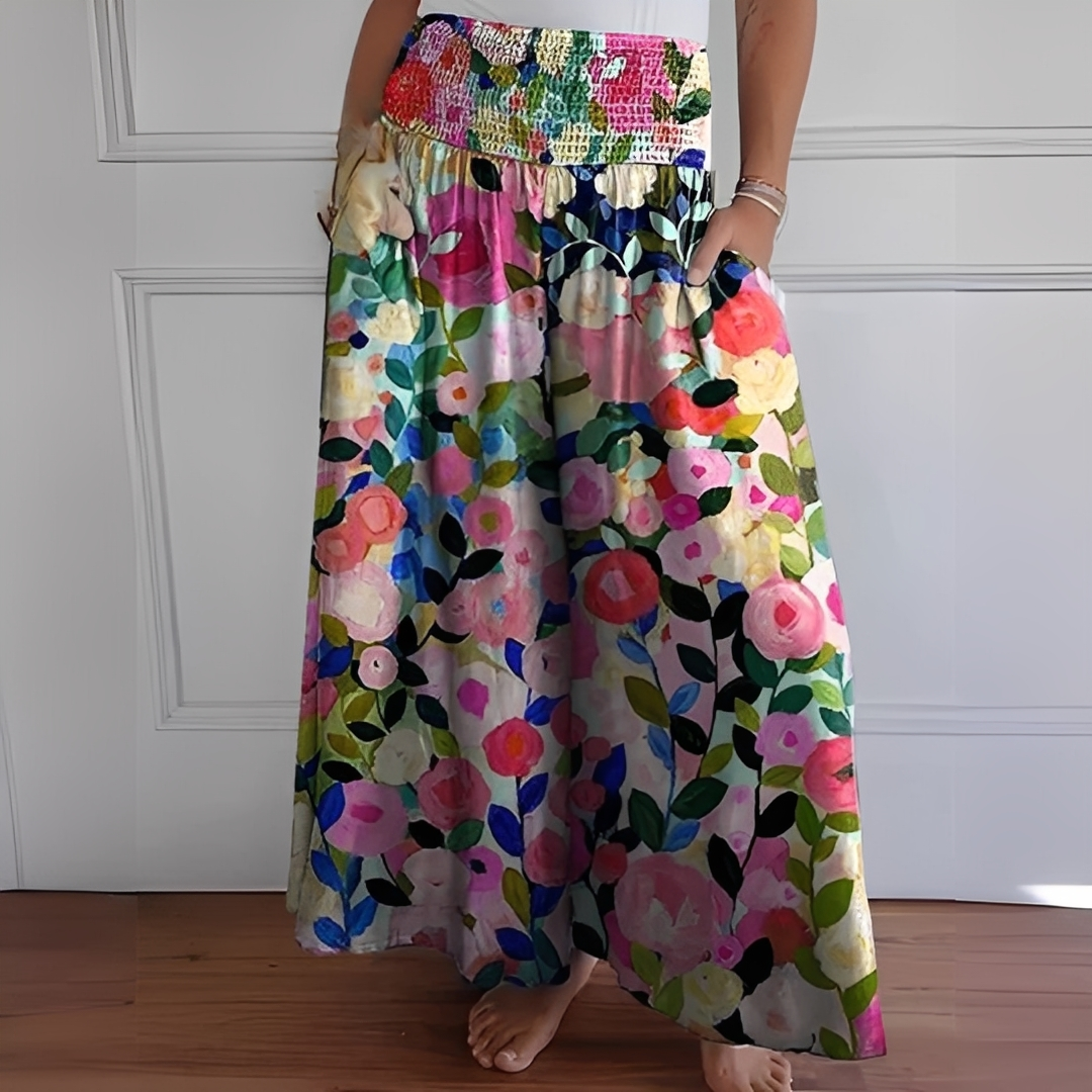 Mélissa - Pantaloni evazați și comozi pentru femei