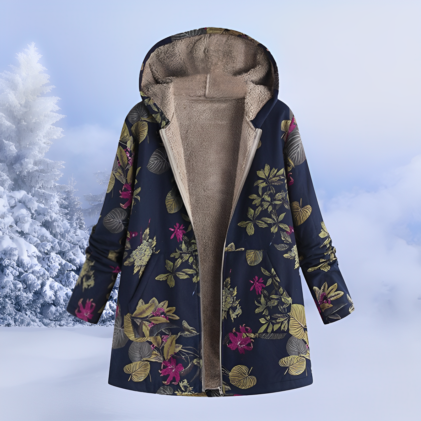 FluffCoat – Geaca de iarnă cu model