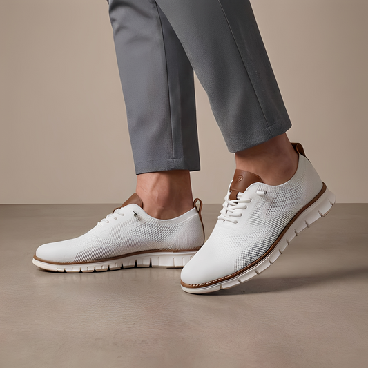 Nelson - Pantofi tricotati casual cu șireturi pentru bărbați