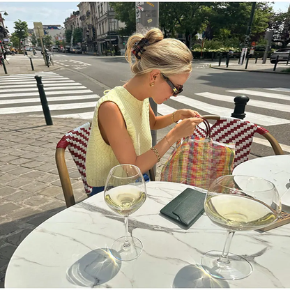 Irene – Top Tricotat Spate Deschis