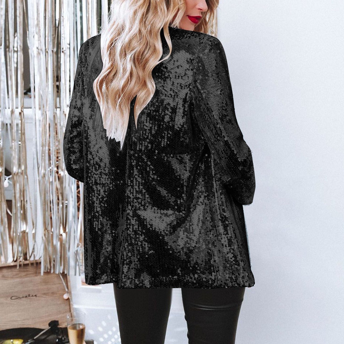 Cora – Sacou Elegant cu Paiete