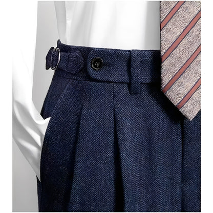 Bartosz – Pantaloni de ocazie Tweed pentru bărbați