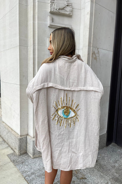 Giada – Kimono Brodat Oversize