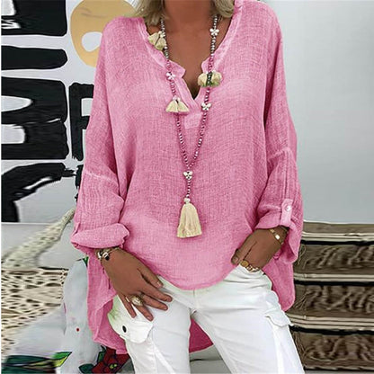 Mia – Bluza elegantă din in