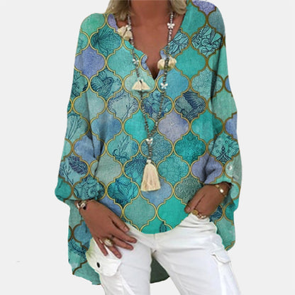 Mia – Bluza elegantă din in